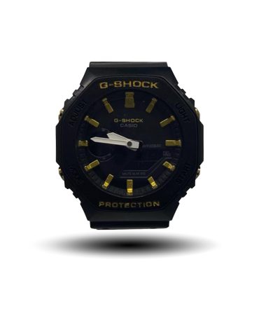 G-Shock-GA-Series---Matt-Black-with-Gold-Numerals-Watch-in-Sri-Lanka