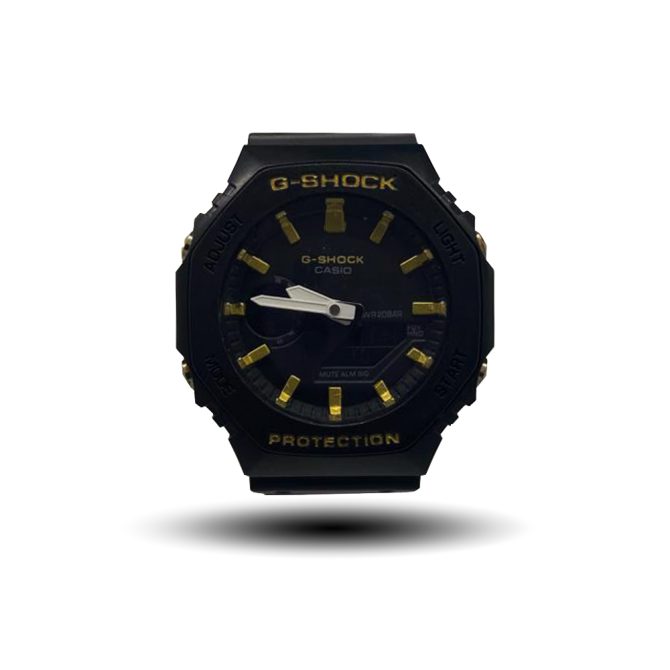 G-Shock-GA-Series---Matt-Black-with-Gold-Numerals-Watch-in-Sri-Lanka