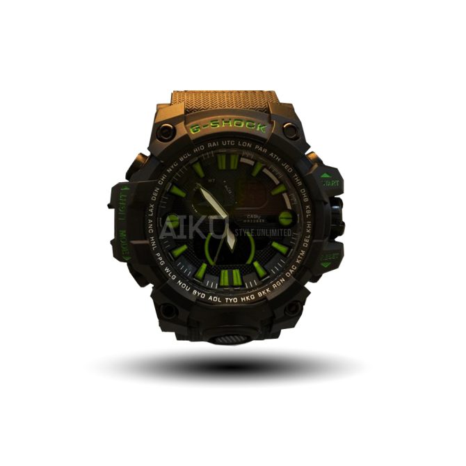 G-Shock Mud Master - Black Strap with Green Numerals in Sri Lanka-01