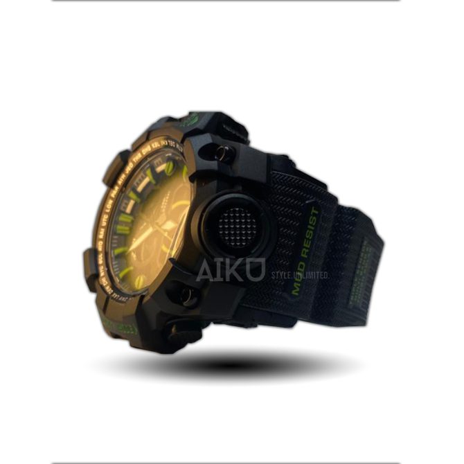 G-Shock Mud Master - Black Strap with Green Numerals in Sri Lanka-03