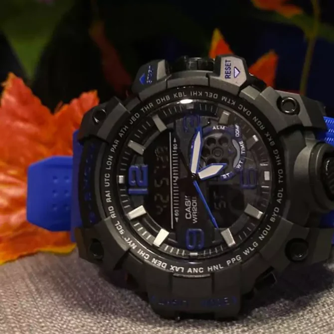 G-Shock Mud Master – Black Edition with Blue Strap Watch in Sri Lanka