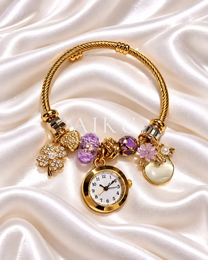 Lavender Dreams Charm Mickey Bracelet