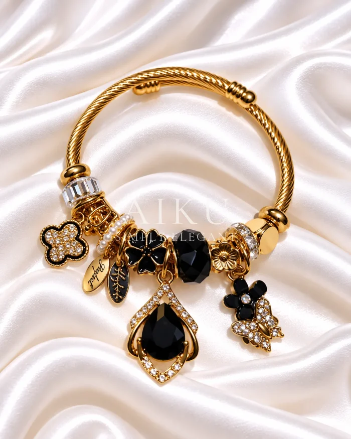 Midnight Charm Bracelet